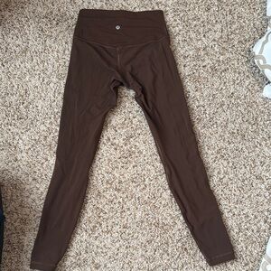 Lululemon Brown High-Waisted Leggings